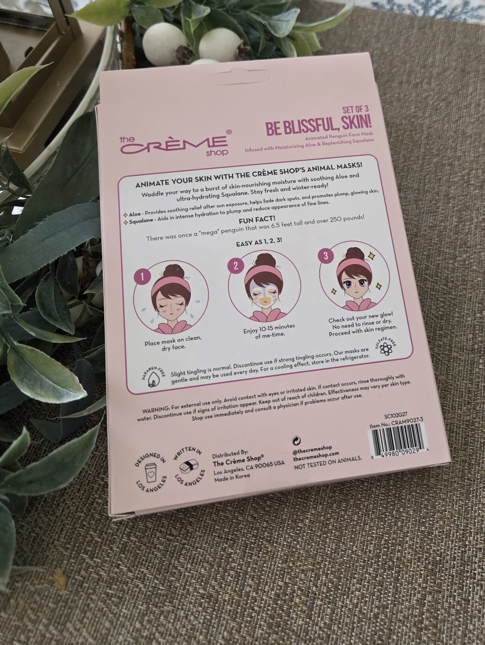 The Creme Shop Be Blissful, Skin! Face Masks - Picture 4 of 5